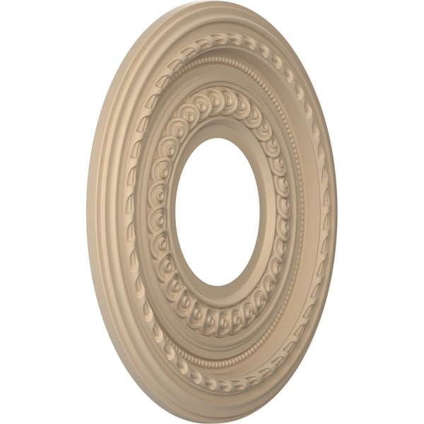 Cole PVC Ceiling Medallion (Fits Canopies Up To 4 1/4), 10OD X 3 1/2ID X 3/4P